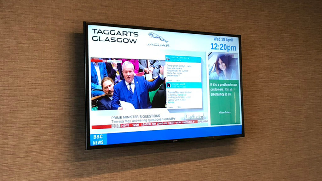 TVC Digital Signage in the work place