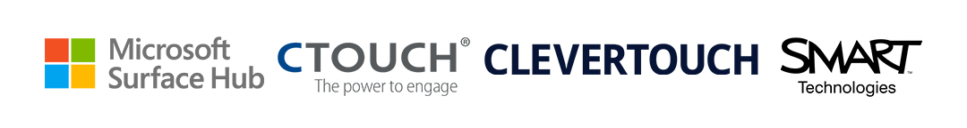 Large screen displays and interactive whiteboards Logos 2