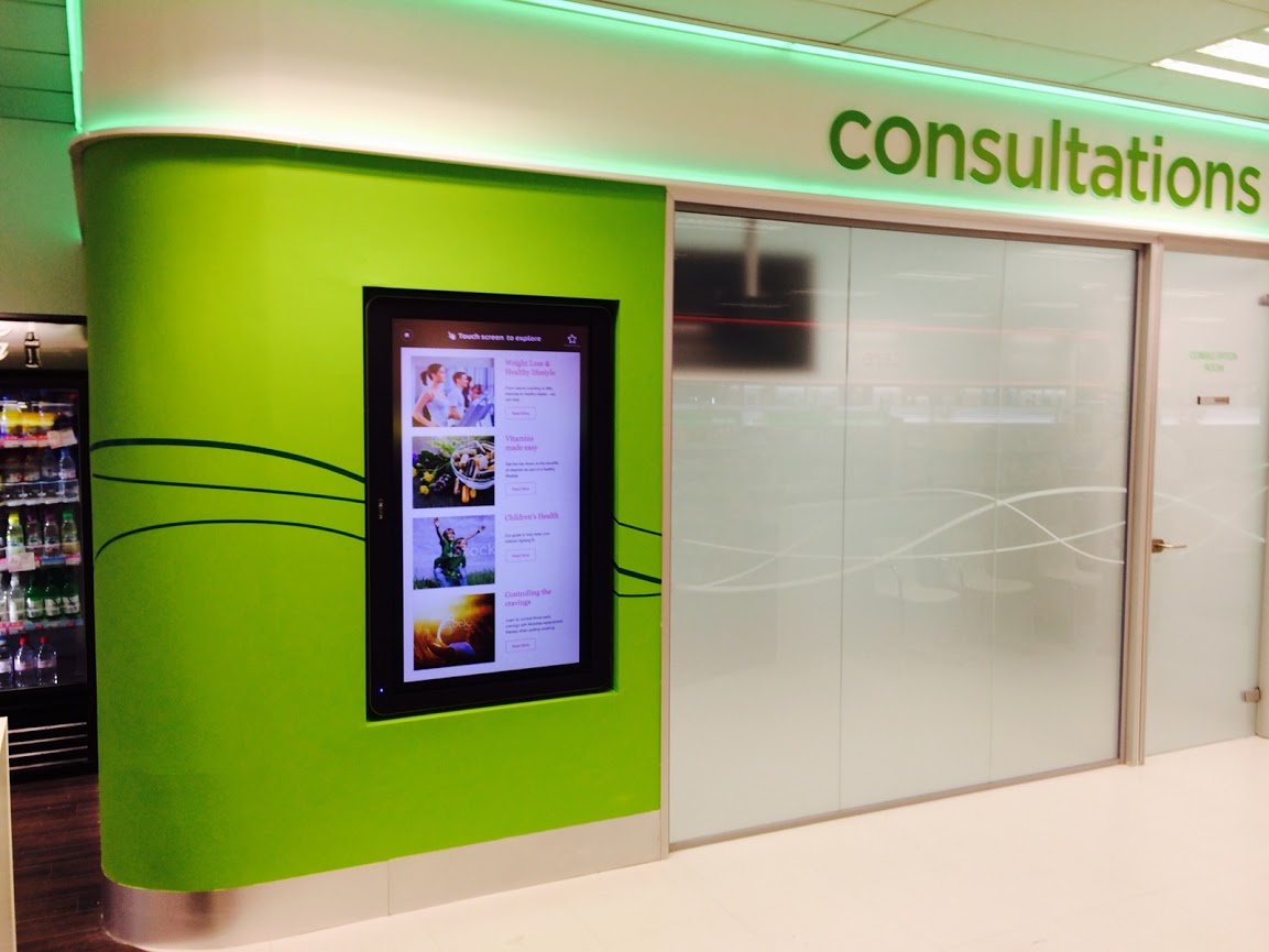 Superdrug Consultation Digital Signage