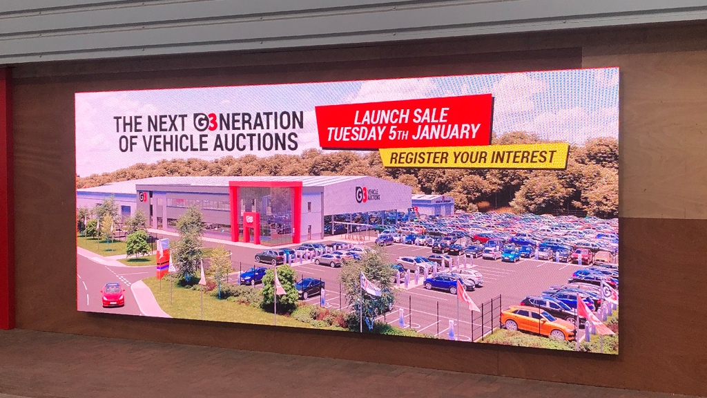 G3 Auctions Pre Auction Video Wall Gallery