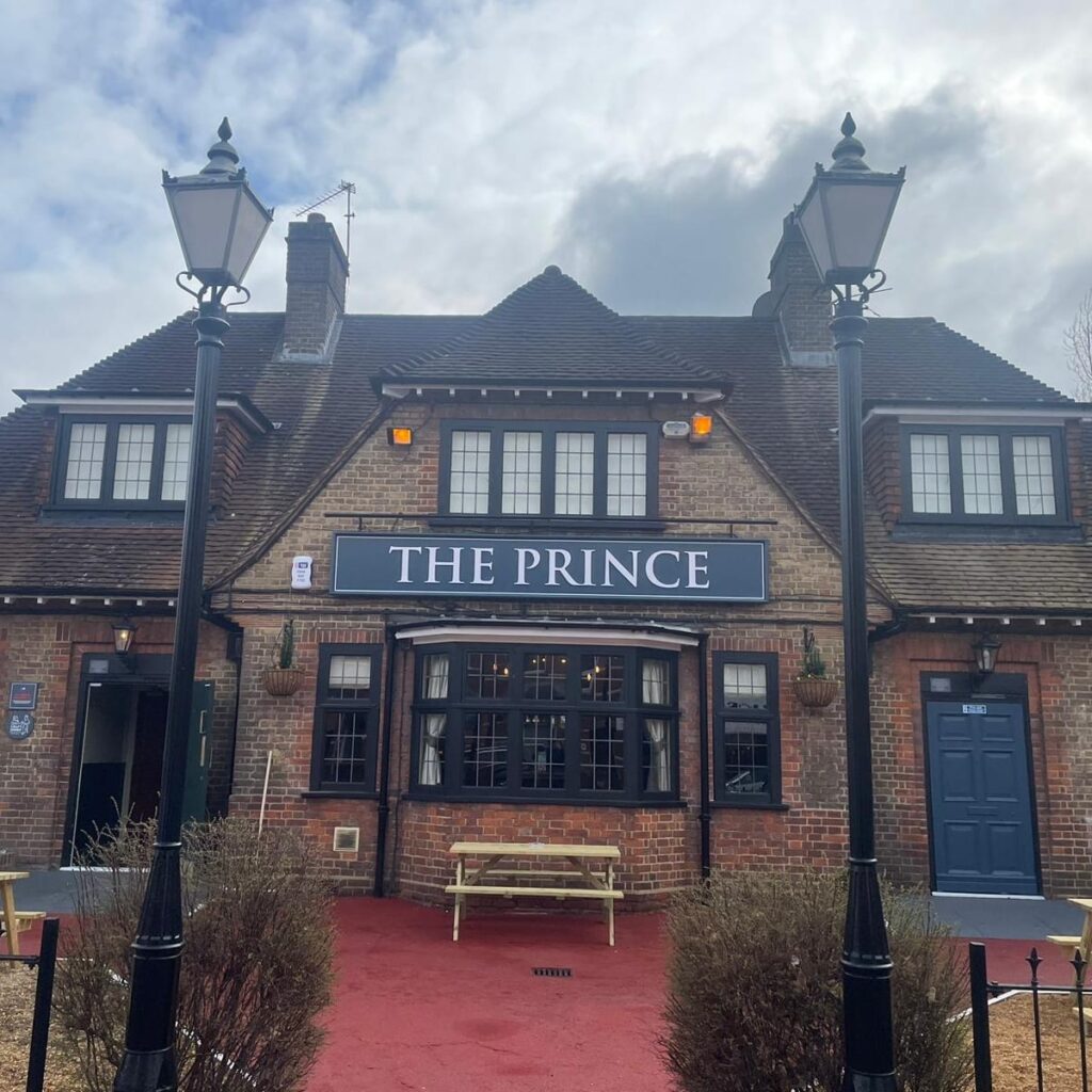 The front of The Prince pub