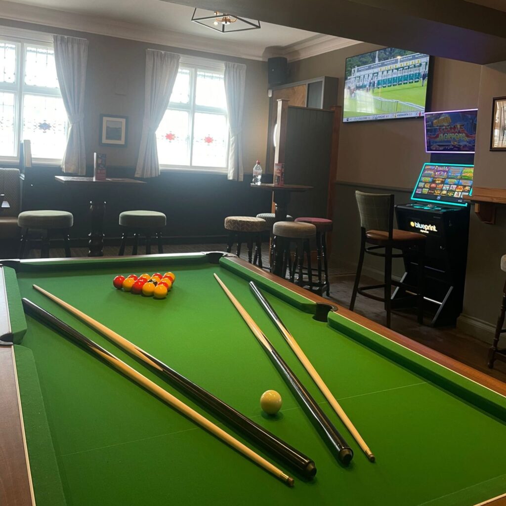 Swan pub - pool area 