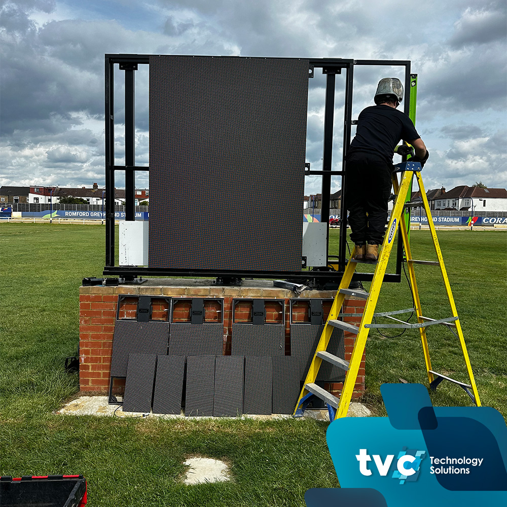 Romford Greyhound Stadium LED Screen Upgrade 1