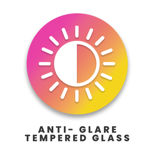Anti-glare-glass